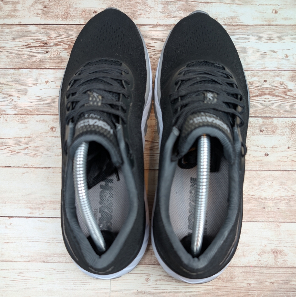 Hoka One One Cavu 2 ProFly Black Gray White Canvas Athletic Sneakers Shoe Men 10 - Picture 4 of 13